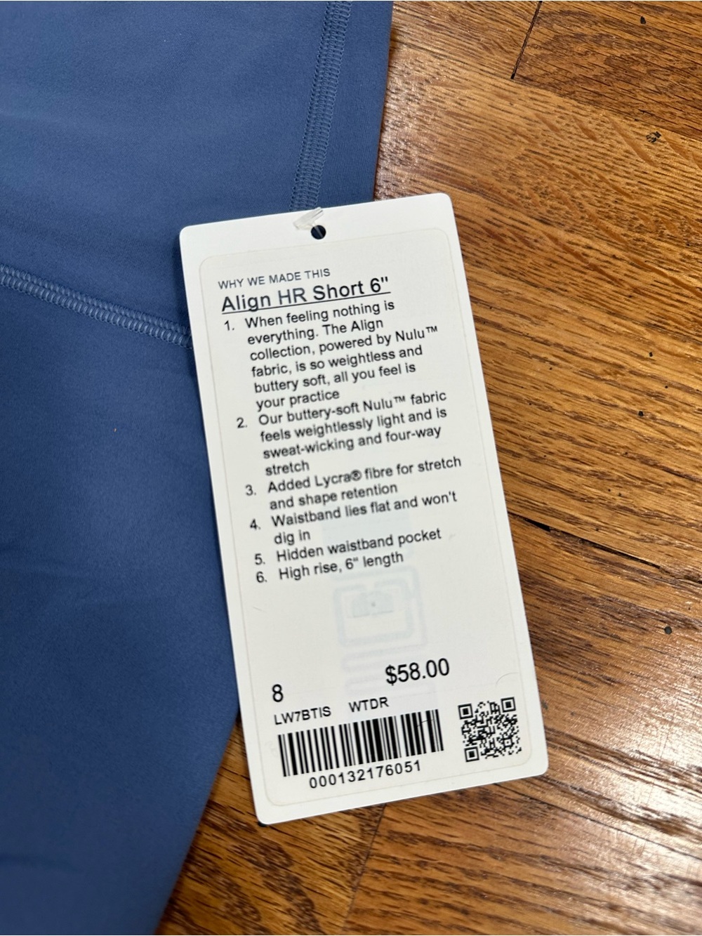NEW Lululemon set of Water Drop Blue - Align Tank, Align Short, Unlimit Tight 8 - Picture 2 of 5